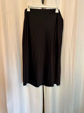 Vera Wang Black Silky Skirt